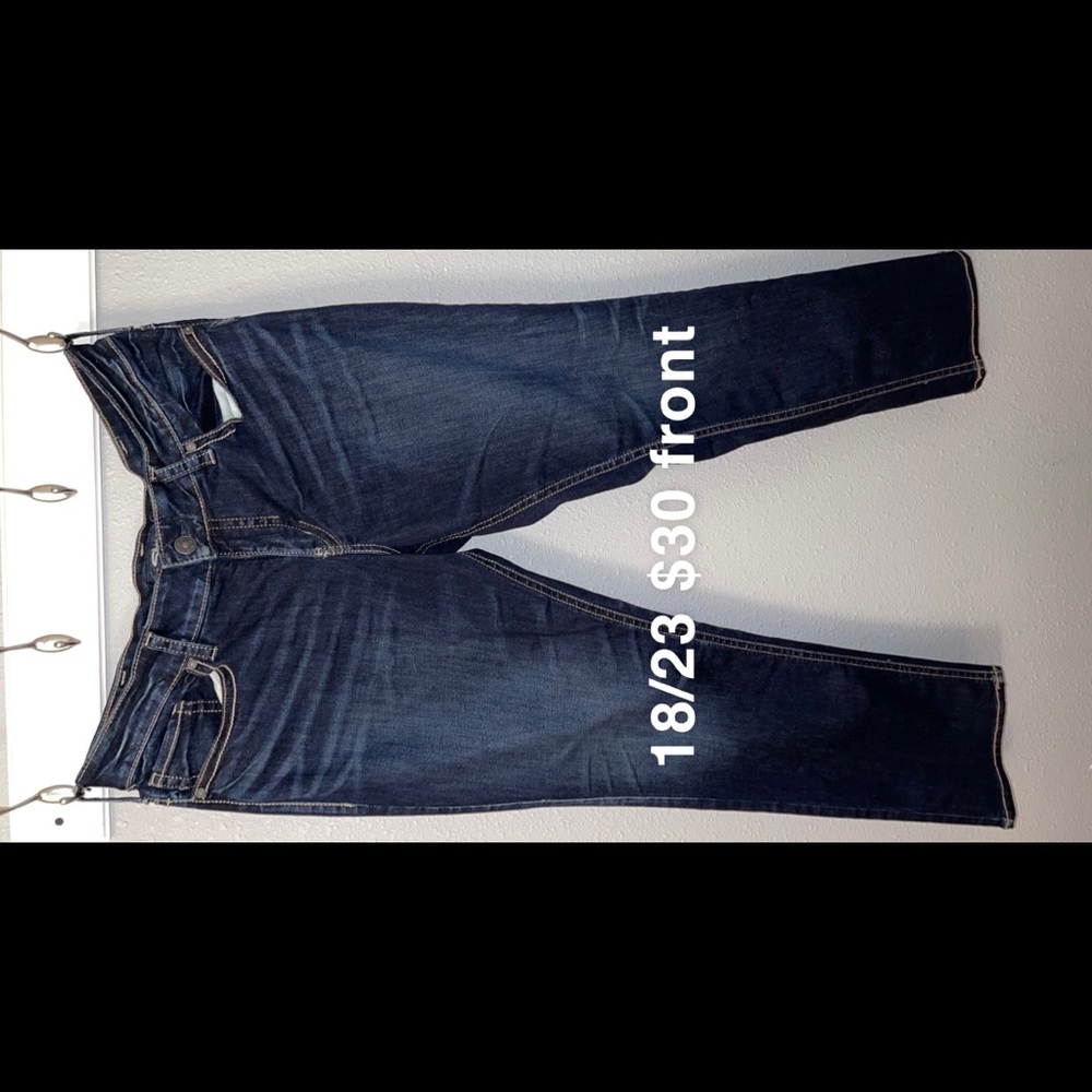 Plus size straight leg Sliver jeans